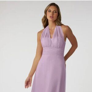 Azazie bridesmaid dress - wisteria A-line convertible chiffon A0
